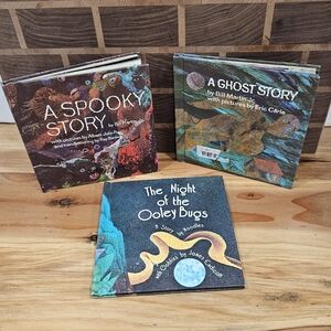 Vintage Library Books Bundle Spooky And Ghost Stories Drawn By Eric Carle